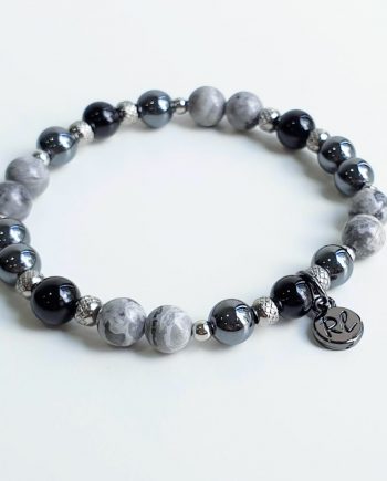 Petite | Jasper + Black Tourmaline + Hematite