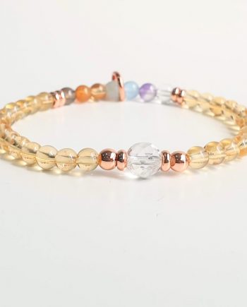 Stackable | 7 Chakra Citrine Bracelet