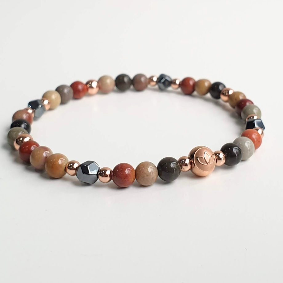 Stackable | Ocean Jasper Crystal Bracelet