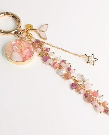 Natural Crystal Bag Charm | Love Blooms