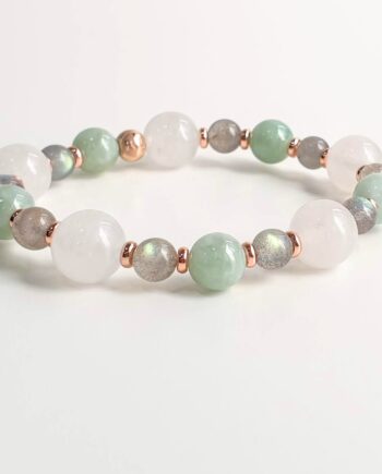 Empower | Jade + Labradorite Crystal Bracelet