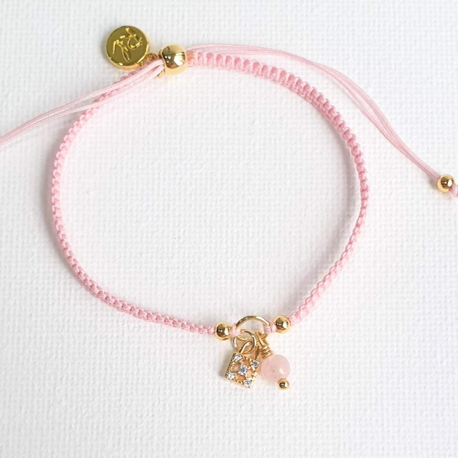 Adjustable Rose Quartz (Light Pink)