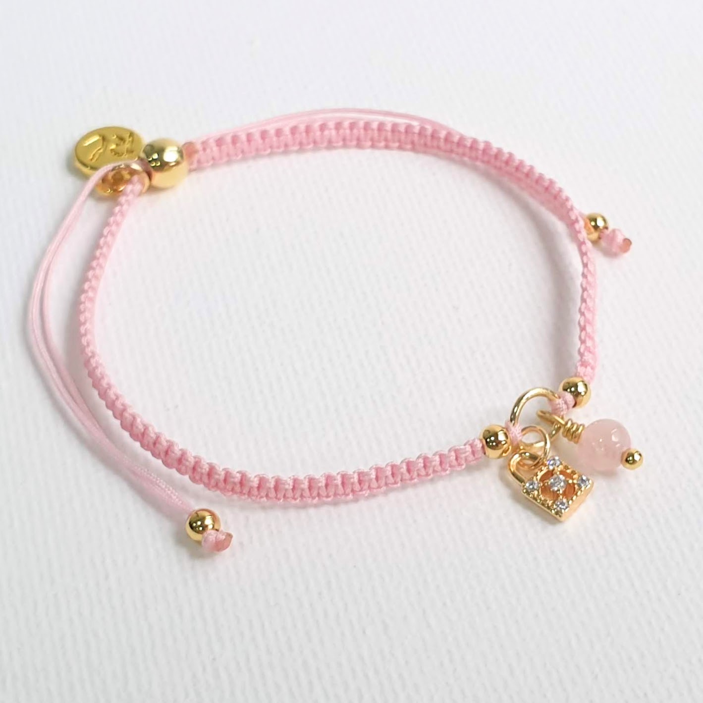Adjustable Rose Quartz (Light Pink)
