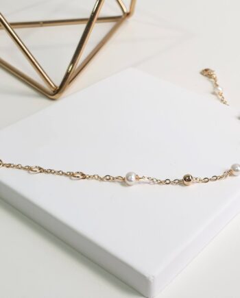 Chain Pearl Bracelet