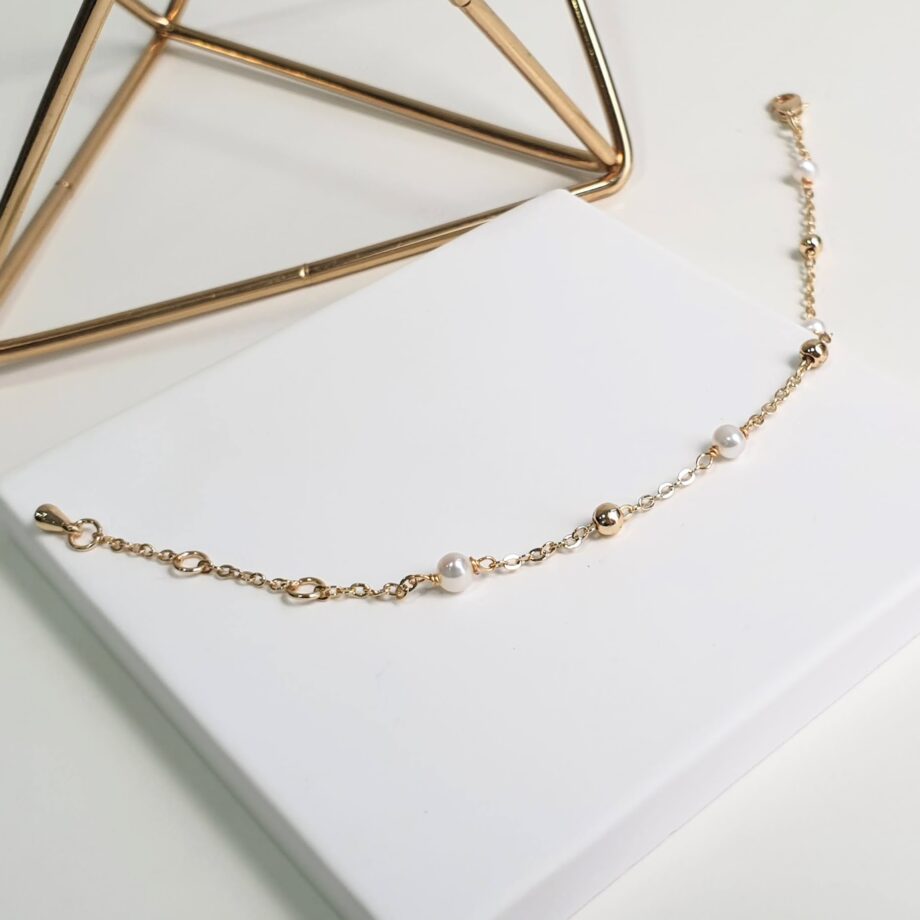 Chain Pearl Bracelet