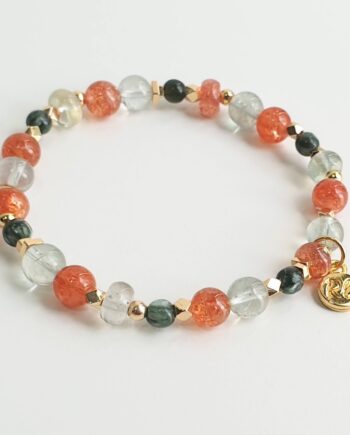Petite Arusha + Seraphinite Bracelet