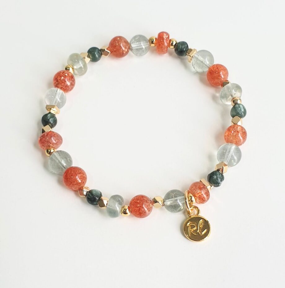 Petite Arusha + Seraphinite Bracelet