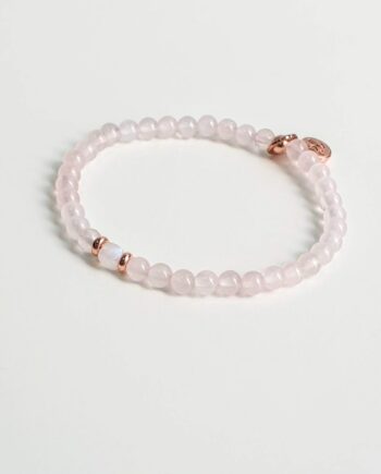 Stackable | Rose Quartz + Moonstone (C)