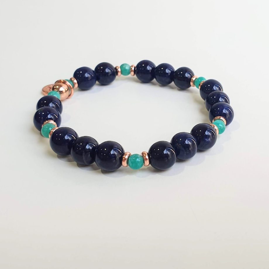 Empower Sodalite + Amazonite Crystal Bracelet