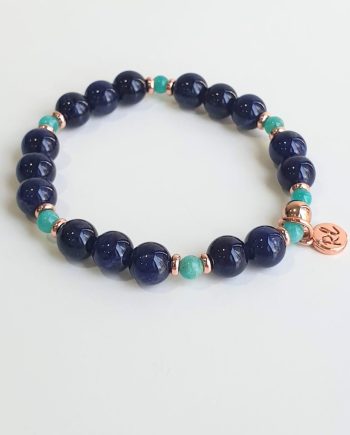 Empower Sodalite + Amazonite Crystal Bracelet