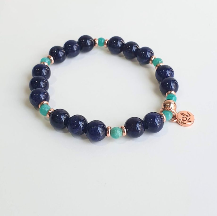 Empower Sodalite + Amazonite Crystal Bracelet