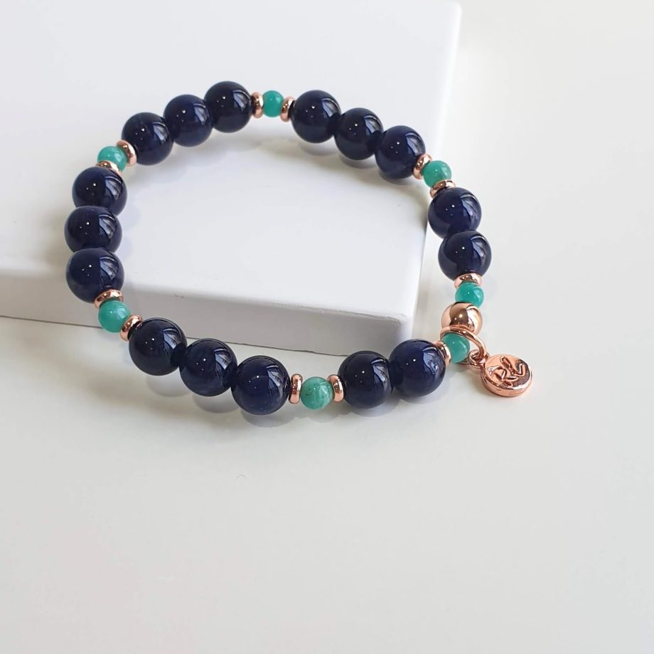 Empower Sodalite + Amazonite Crystal Bracelet