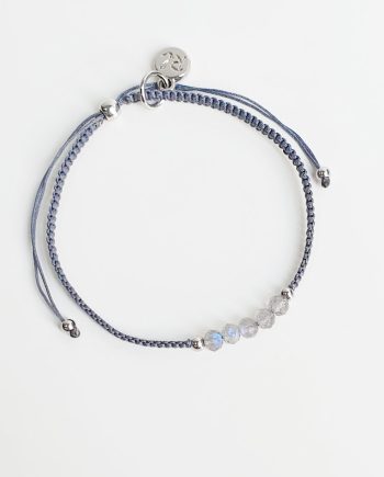 Stackable Adjustable Labradorite Bracele
